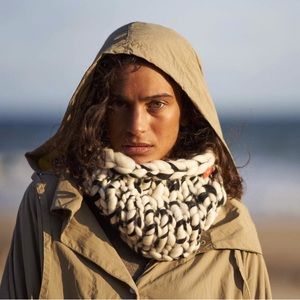 MISCHA LAMPERT WOMEN'S LARGE SNOOD SCARF